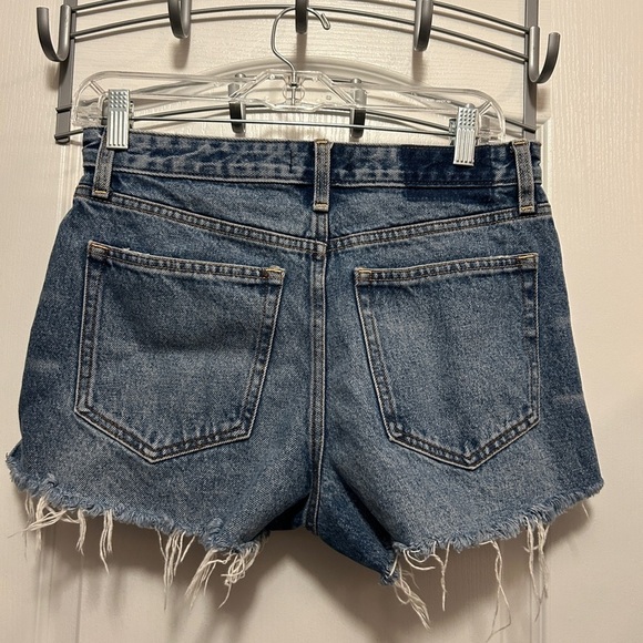 Abercrombie & Fitch Annie high-rise Jean shorts women’s 28 / 6 Cut off EUC boho - Picture 2 of 16